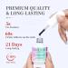 Saviland 4 in 1 Gel Nail Glue - Extra Strong UV Nail Glue for Long Lasting Nail Extensions - 2PCS Set for Home Nail Art DIY - Buy Online on GoSupps.com