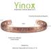 Magnetic Copper Bangle for Arthritis Relief | Health Benefits for Men & Women - Stylish Flower Design - Buy Online on GoSupps.com