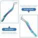 FOMIYES Eyelash Tweezers with Comb Tweezers for Lashes Lash Tweezer Applicator Eyelash Tweezer Comb for Makeup Artists Lash Comb for Eyelash Stainless Steel Eyelash Tool Arc - Buy Online on GoSupps.com