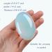 MAIBAOTA 2.4" Opal Healing Crystal Gemstones Pocket Polished Gifts Oval Shape Reiki Spiritual Energy Nature Crystals for Women Men Relief Balancing Stress Divination Meditation - Buy Online on GoSupps.com