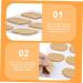 COOLHIYA 6sheets Heel Grips Corn Patch Corn Toe Protectors Patches Toe Callus Protectors Self- Adhesive Bunion Pads Toe Cushions Pad Corn Cushions Foot Stickers with Hole Cotton - Buy Online on GoSupps.com