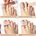 DYKOOK Broken Toe Wraps 8 Pcs/Pack - Fabric Toe Splint & Cushioned Bandages for Hammer Toe, Finger Protectors, Straighteners, and Separators - Beige-L Size - Buy Online on GoSupps.com