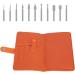 Portable Nail Drill Bit Storage Bag Nail Drill Bits Holder 37 Slots PU Easy Access Storage Bag For Manicure Tools Ideal Accessory For Nail Art Work (Orange) - Buy Online on GoSupps.com