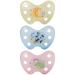 Baby Nova SILICONE pacifier Dentistar Night glows in the dark size 2 from the 1st tooth luminous pacifier