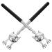Tovinanna 2st back scratch for men Sorty scratching tool scratching claw stainless steel inoxlm massage tools massage devices of pull-out back scratches of long-lived back scratch adults