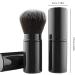 Blush Brush 4inch Retractable Blush Brush for Cheeks Portable Makeup Brushes with Cover Blush Makeup Brush for Blush Sunscreen Bronzer - Buy Online on GoSupps.com