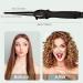 CkeyiN 9-19mm Curling Wand for Long & Short Hair | Adjustable Heat with LCD Screen & Automatic Shut-Down | Includes Heat-Resistant Glove - Buy Online on GoSupps.com