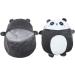 DxDE4U 16 Inch Panda Plush Pillow Blanket - Cute Stuffed Animal Gift for Kids - Ideal for Birthdays, Holidays & Travel - Buy Online on GoSupps.com