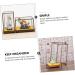 ORFOFE Box Wood Carving Glass Cover clear display stand buddha display stand Display Accessory toy shelf 17x12cm Assorted Color - Buy Online on GoSupps.com