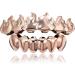 18 Real Gold electroplated Smooth Braces Trendy Fashion Artificial dentures Rose Gold (Braces) - Buy Online on GoSupps.com