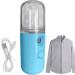 Nano Facial Steamer Traveling Small Cordless Face Humidifier Small Travel Face Steamer Travel Cordless Face for Traveling Dorm Blue - Buy Online on GoSupps.com