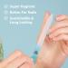 Premium Czech Glass Nail File with Case - Aqua - Smooth Finish Manicure Tool for Perfect Nails - 1 Count - Buy Online on GoSupps.com