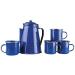Stansport Enamel Percolator Mugs Blue