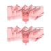 Sharplace Lower Eyelash Stamps Tool Eyelashes Prints Easy to Put on Portable under Eyelash Stamper Eyelashes Prints for Indoor Travel