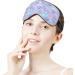 Watercolor Sea Shell Sleep Mask for Women - Adjustable Eye Shades with Elastic Strap for Comfortable Sleep - Buy Online on GoSupps.com