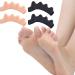 2 Pair Toe Separator  Silicone Toe Spacers for Functional Fitness Athletes  Women/Men Toe Straightener for Correct Toe Alignment  Toe Spreader for Foot Pain Relief and Plantar Fasciitis