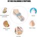 Jycch Pedic Corrector - Gold Steel Toe Aligner for Hallux Valgus & Overlapping Toes - Ergonomic Design for Right & Left Foot - Buy Online on GoSupps.com