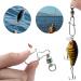CRLLDPM 75-Piece Rolling Fishing Vertebrae Set | Stainless Steel Fishing Connectors & Carabiners for Trout | Premium Fishing Gear Accessories (6# 7# 8# 12#) - Buy Online on GoSupps.com
