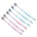 Beavorty 6 piece toothbrush crystal toothbrush travel toothbrush tooth cleaning brush classic toothbrush brass toothbrush oral care toothbrush cleaning toothbrush