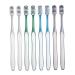 Partykindom 8st toothbrush to reduce tooth spots toothbrushes for men white toothbrush travel toothbrush comfortable easy travel adult manual little toothbrush man tpr