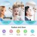 Touchless Digital Infrared Thermometer for Adults and Kids - LCD Screen, Memory Recall, Fever Alarm - White - Buy Online on GoSupps.com