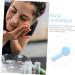 Ipetboom Silicone Face Brush Face Washing Brush Facial Exfoliator Scrubber Hand Scrubber Silicone Facial Scrubber Exfoliating Brush Exfoliate for Face Scrubber Manual 3D Cleanser Silica Gel 11x5cm Sky-blue - Buy Online on GoSupps.com