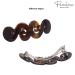 Parcelona French Swirl Medium Tortoise Shell Celluloid Hair Clip Barrette - 3 Inches - Buy Online on GoSupps.com