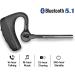 Conambo Bluetooth Headset 5.1 aptX HD | 16 Hrs Talktime Business Earpiece with Mic | Noise Cancelling Wireless Headphones - Buy Online on GoSupps.com