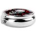 Red & Black Evil Ghost Round Pill Box - 3 Compartment Organizer for Travel & Purse - Buy Online on GoSupps.com