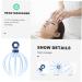 Iwowhero Head Massager - Scalp Massage Device Stress Relief Comb & Clamp for Women - Blue 21x15x15cm - Buy Online on GoSupps.com