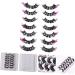 minkissy 7 Pairs false eyelashes false lash extensions colored eyelashes individual cosplay lashes colored lashes fake eyelashes lashes with color extend artificial fiber halloween - Buy Online on GoSupps.com