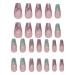 Press on Nails Set Colorful Irregular False Nails Cute User Friendly Fake Nails Supplies for Holiday Dates Birthday Parties