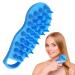 Hair shampoo brush soft scalp massager hair scrubbing scalp massage device silicone wet and dry scalp head scrubber hair wash brush for women and men