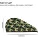 Hair Towel Wrap with Button - Quick Drying Towel Turban for Kids & Adults (Camouflage Dinosaur Design - Buy Online on GoSupps.com