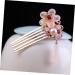 Didiseaon 1pc Hair Comb Hair Accessories Pearl Hair Decorations Crystal Hair Comb Crystal Headpiece Bridal Hair Clip Flower Hair Clips for Women Wedding Bride Glass Bangs Comb - Buy Online on GoSupps.com