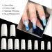 500PCS Half Cover French Style Acrylic False Nail Tips Set - Natural Manicure Kit for Nail Art Salons and DIY at Home - Buy Online on GoSupps.com