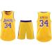 Shop Basketball Jersey Shirt & Shorts for Children & Adults - Sleeveless Suit B-34-Gelb S - International Shipping Available - Buy Online on GoSupps.com