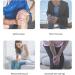 Electric Knee Massage Device - Hot Compress & Vibration for Stress Relief | Comfortable White Design - Buy Online on GoSupps.com