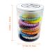 Candy Color 12 Piece Spiral Hair Ties | Small Multicolor Hair Coils | No Crease Coil Elastics for Women and Girls - Buy Online on GoSupps.com