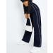 Himosyber Women's Navy Y2K Parachute Pants - Elastic Waist Baggy Track Trousers | Medium - Buy Online on GoSupps.com