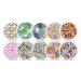 Diasticker - Stickers for Freestyle Libre 2 Sensor - Set of 10 "Flowers"