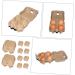 Zerodeko Boxes 10pcs Kraft Paper Pulp Egg Tray Egg Carton Packing Box Household Cartons - Buy Online on GoSupps.com