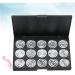 DOITOOL Travel Cosmetic Case 15 Eye Shadow Empty Eyeshadow Case Empty Eyeshadow Palette Makeup Box Travel Concealer Foundation - Buy Online on GoSupps.com