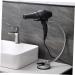 FOMIYES Hair Dryer Stand Hair Dryer Holder Hair Dryer Desktop Organizer Rotating Hair Dryer Bracket Storage - Buy Online on GoSupps.com