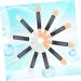 VINTORKY 50pcs Eye Shadow Applicator Eye Shadow Brush Sponge Double Ended Makeup Brush Sponge Eyeshadow Brush - Buy Online on GoSupps.com