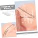Gogogmee 10pcs Brow Makeup Supplies Eyebrow Stencils Older Women Eyebrow Kit Women Brow Shaping Stencil Pvc - Buy Online on GoSupps.com