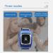 Anti Snoring Wrist Band - 3 Modes Adjustable Sleep Aid Device | Home Use Wristband Watch (White & Blue - Buy Online on GoSupps.com