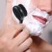 3 Pcs Large Handle Face Scrubber with Charcoal Black Bristles - Gentle Deep Cleansing and Exfoliating - Buy Online on GoSupps.com