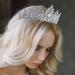 LAPOHI Silver Crystal Princess Queen Tiara for Women - Bride Wedding Crown for Party Prom Pageant - Rhinestone Headband with Combs - Buy Online on GoSupps.com