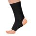 AQF MMA Ankle Support | Muay Thai Foot Brace Guard | Kickboxing Sprains Relief | Achilles Tendon Pain Protector | Elastic Compression Sleeve (Black M) - Buy Online on GoSupps.com